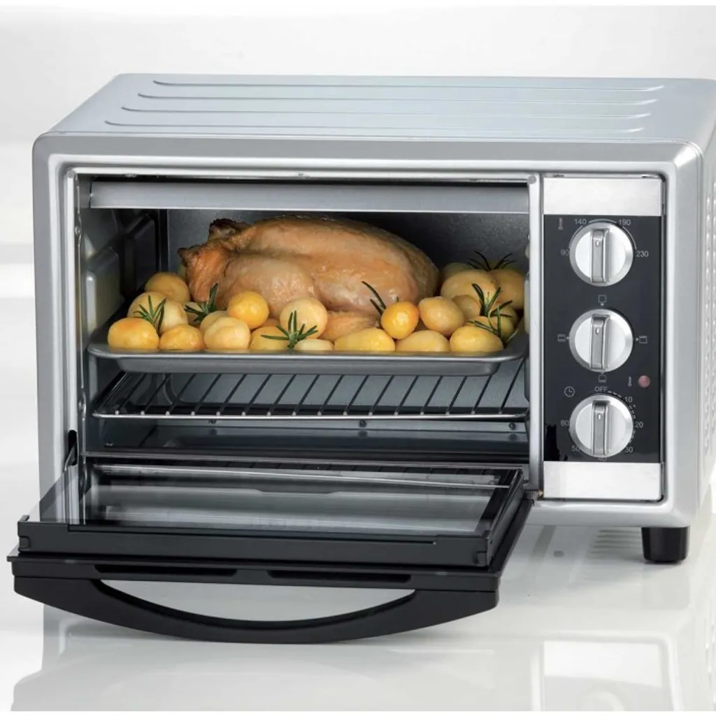 Mini-four 20L Ariete Gran Gusto Argent - Thermostat Réglable et Timer