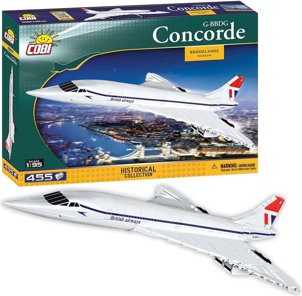 COBI 1917 Concorde z Brooklands Museum, 1:95, 455 k Obrázek produktu 6