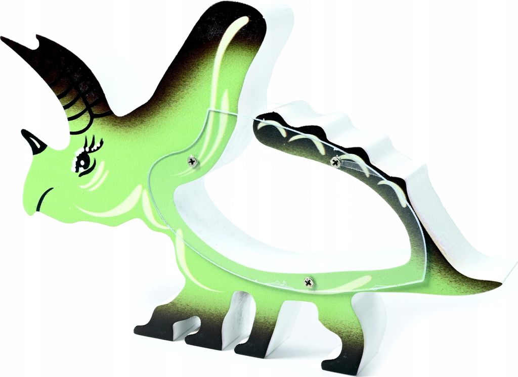 Holz Spardose Dinosaurier - Transparent & Dekorativ - Ideales Geldgeschenk für Kinder