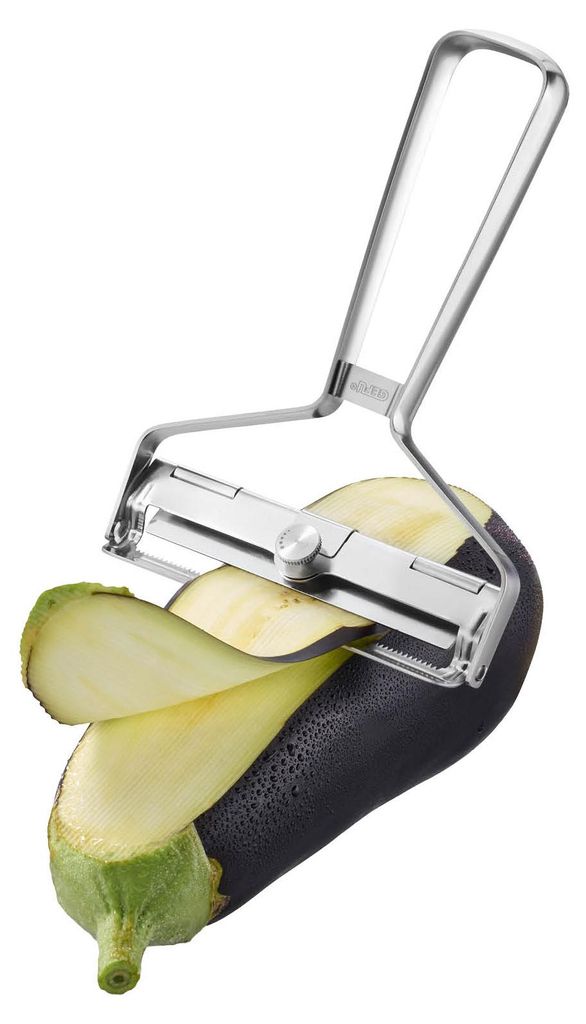 GEFU Gemüseblattschneider Y-PRO Edelstahl verstellbar mit Produktbild 