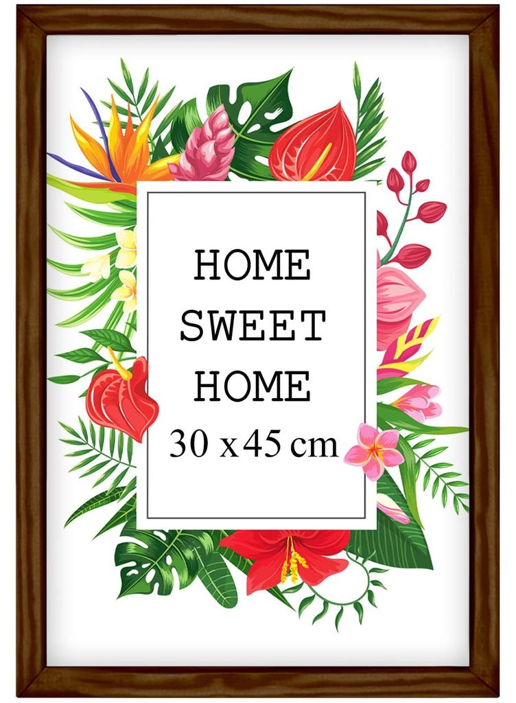 MG Design Braun Bilderrahmen 30 x 45 cm - Aus echtem Holz Produktbild 
