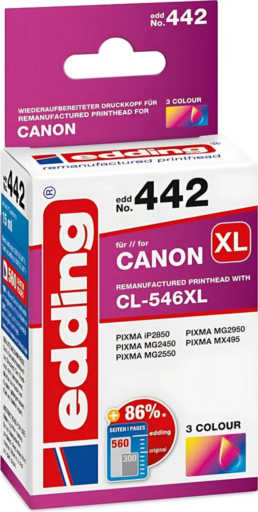 Risparmio Totale: Cartuccia Edding EDD-442 Ciano Comp. Epson T0442