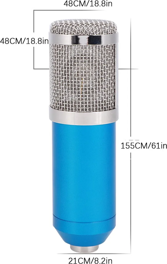 Microphone anti-bruit BM800 pour éliminer les échos sur PC