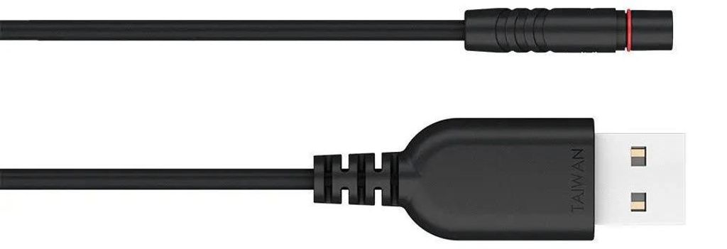 Garmin Power Mount S, USB-A laadkabel, zwart. Kleur: zwart. Productafbeelding 