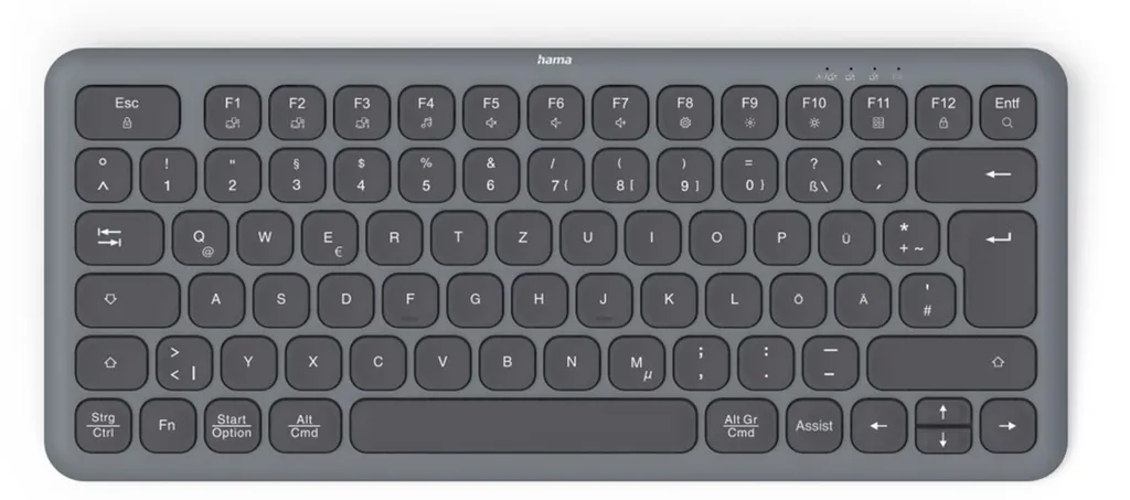 Clavier AZERTY sans fil Hama WK-500 Noir avec Pavé Numérique