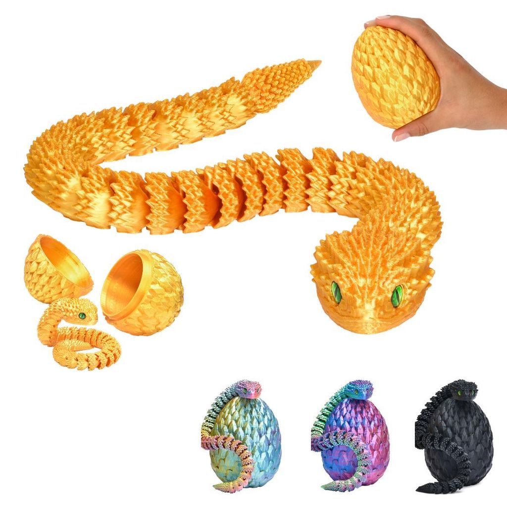 Wąż w jajku, 27 cm figurka w jajku 10 cm, kolor Zdjęcie produktu 