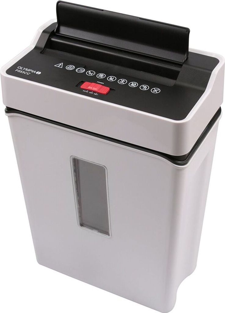 Olympia Aktenvernichter PS 53 CC weiss Produktbild 4