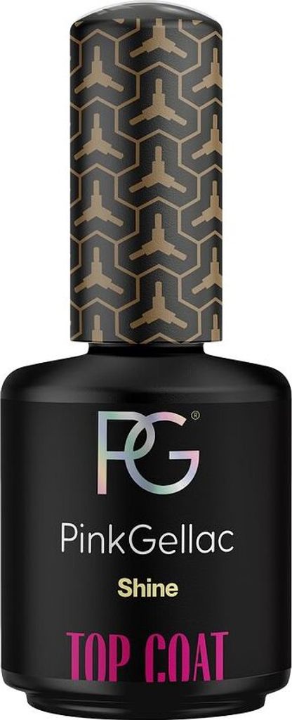 Pink Gellac - Top coat für Gelpolitur - Glänzendes Finish - Farblos