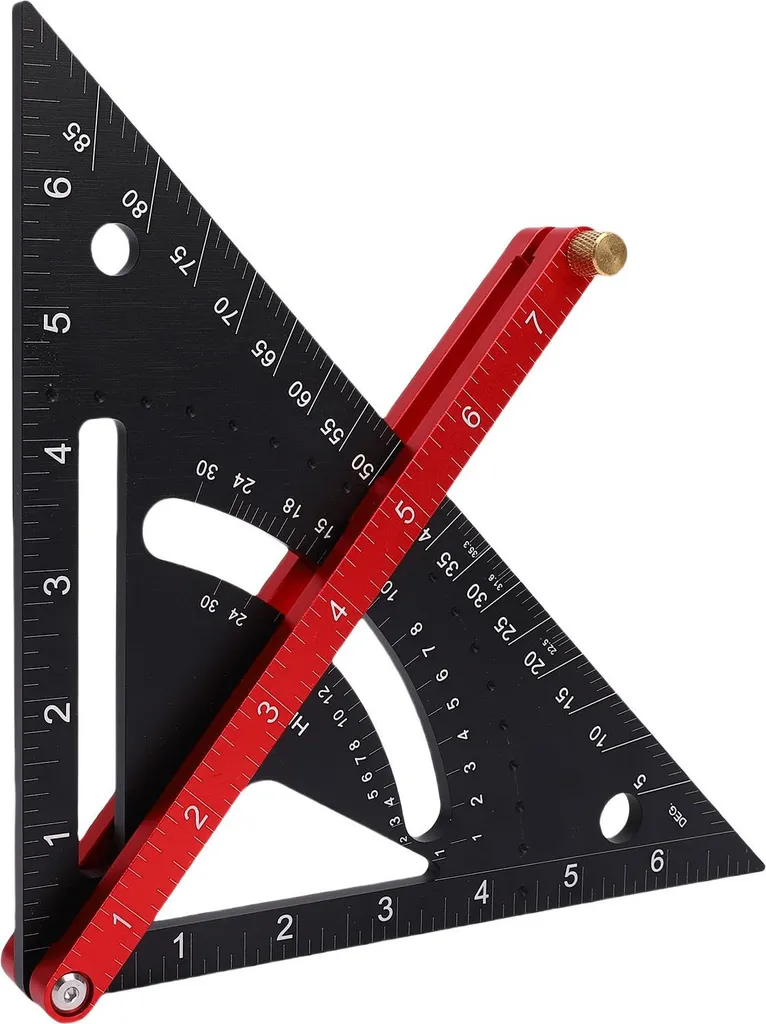 Équerre de menuisier bidirectionnelle réglable en aluminium robuste - 6