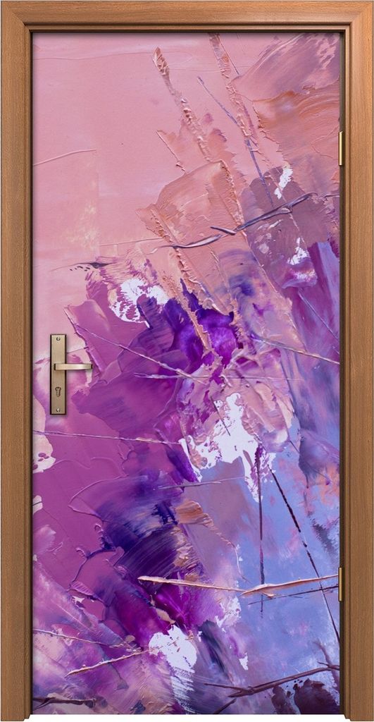 Türposter 90x200 cm Türaufkleber Türtapete Türfolie Klebefolie modernes Abstrakte farbenfrohe Farbe