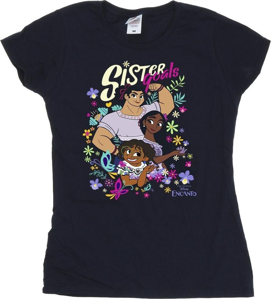 Disney - "Encanto Sister Goals" T-Shirt für Damen BI19492 (XL) (Marineblau)