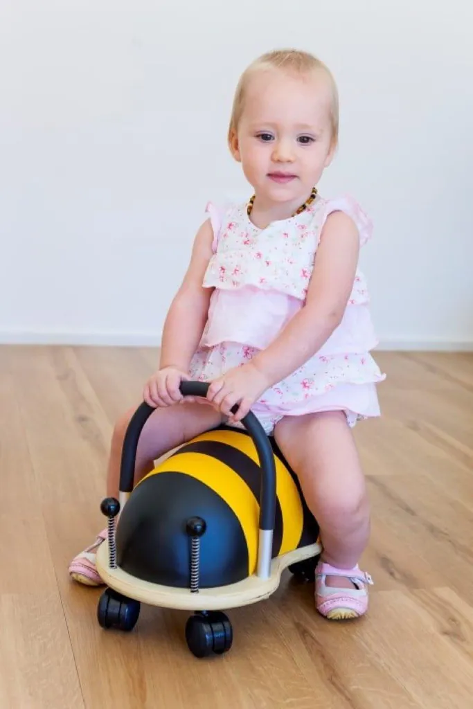 Wheelybug Abeille Multidirectionnel - Trotteur bois robuste et silencieux - 3