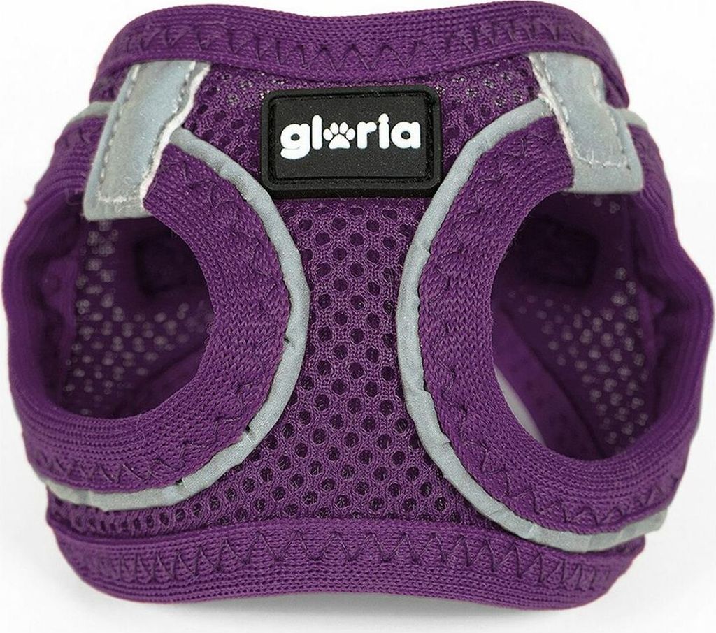 Hundegeschirr Gloria Air Mesh Trek Star Einstellbar Lila (18-20 cm)