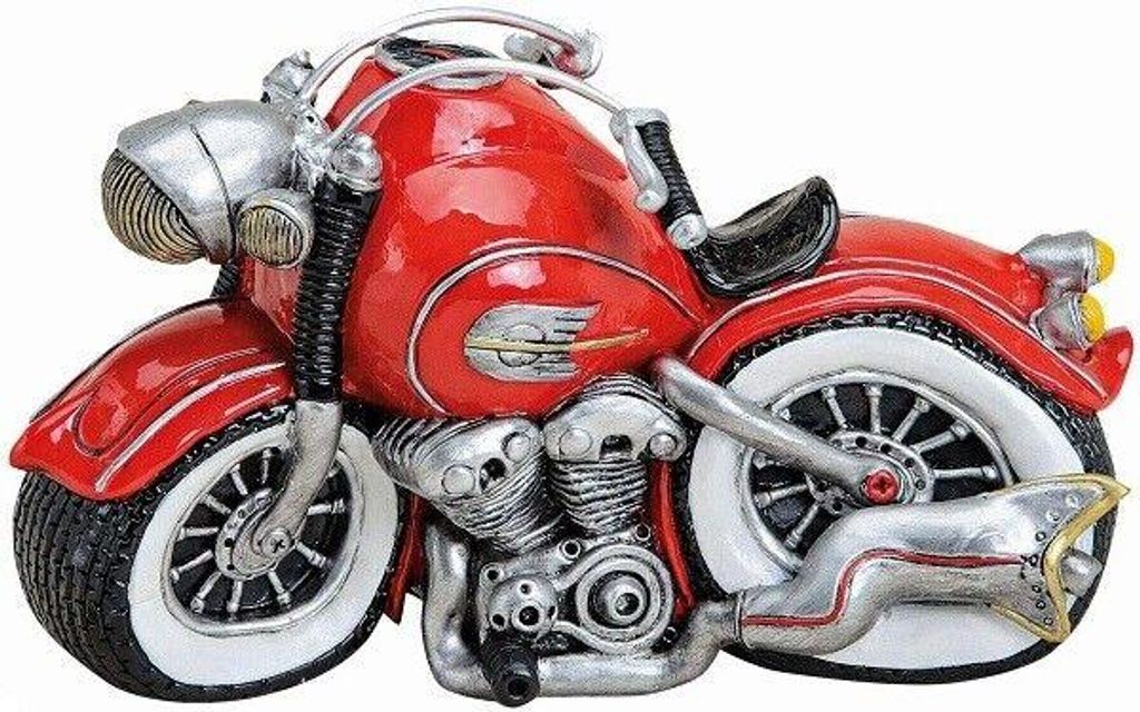 Spardose Sparschwein Sparbüchse Motorrad Bike  old Style Produktbild 