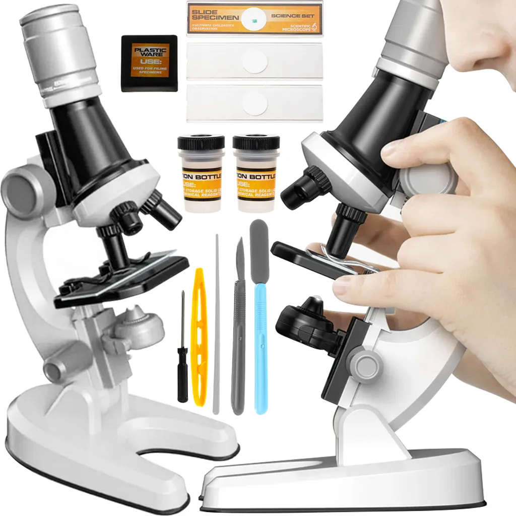 Éveillez la curiosité scientifique avec le microscope 1200x sans écran
