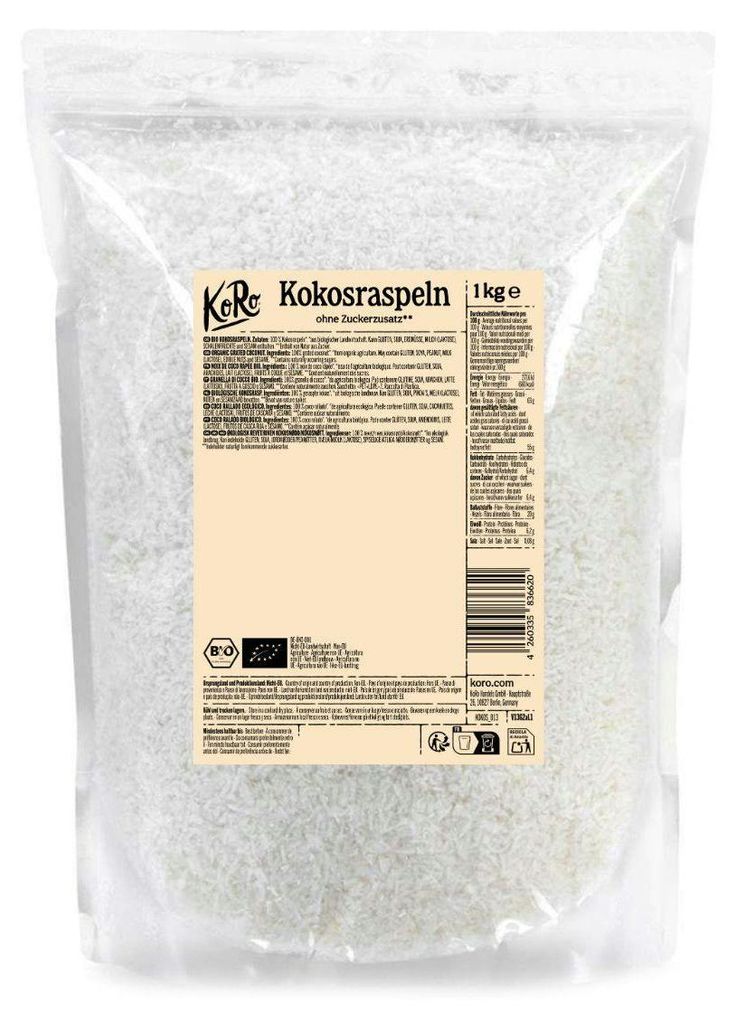 KoRo I  Kokosraspeln 1 kg Produktbild 