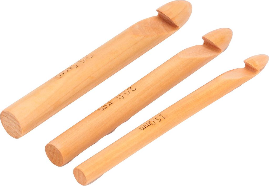 Bambushäkchen Haken handgefertigtes Stricknadelnfleisch 20 cm/7,9 Zoll großer Hakenswhite