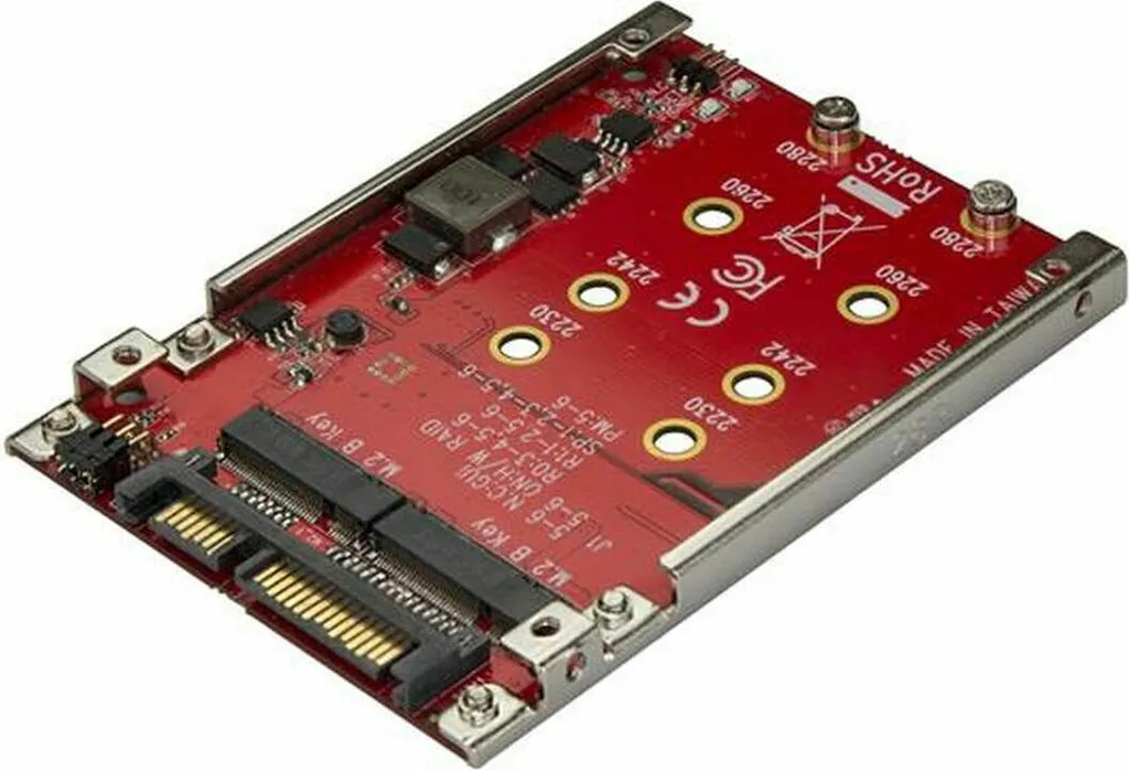 Adaptateur RAID Matériel pour 2 SSD M.2 - Interface SATA 6Gb/s - ASM1092R