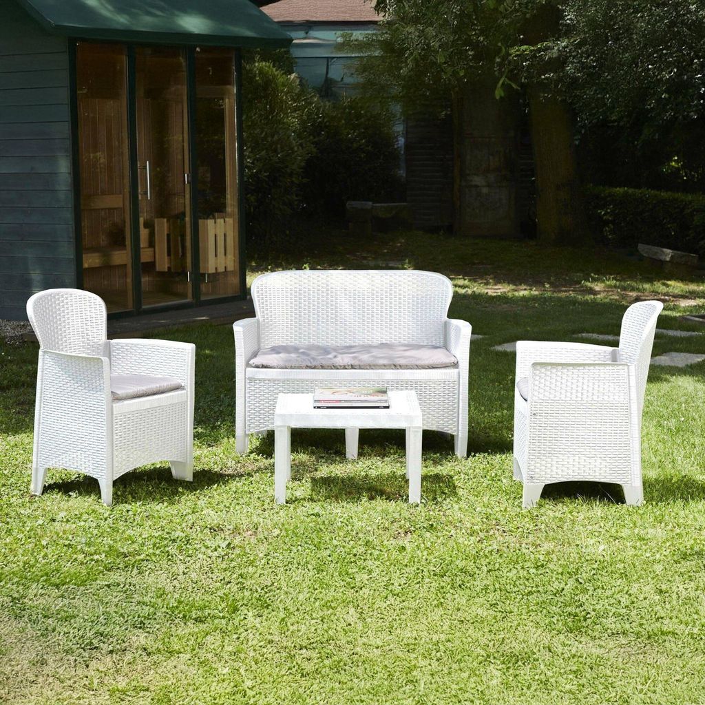 Outdoor-Lounge-Set Dlinett, Gartengarnitur mit 2 Sesseln, 1 Produktbild 