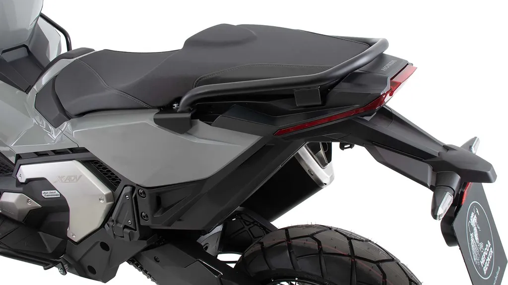 Poignée passager noire en acier Hepco Becker pour Honda X-ADV 750 21-24