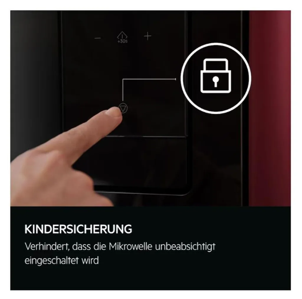 Micro-ondes AEG NMS5G251EB Noir - Design Slim et Interface Tactile Réactive - 9