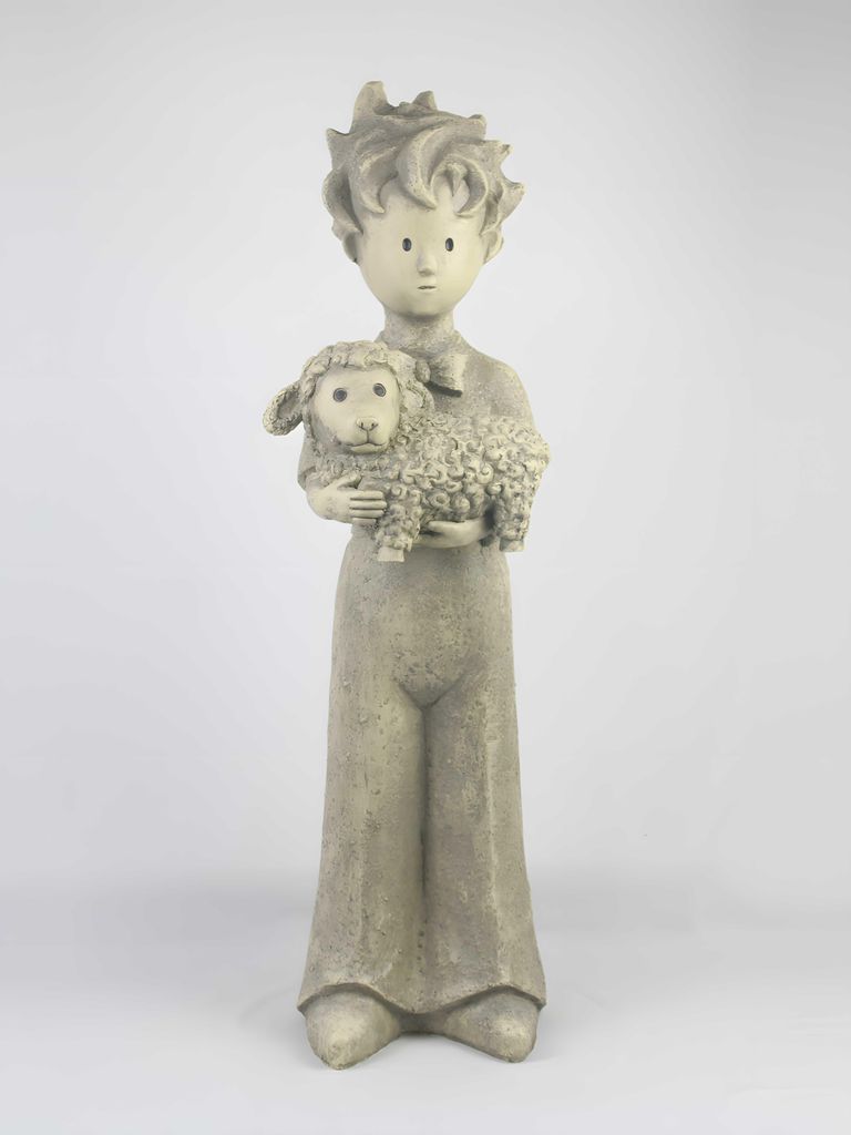 Vidroflor Kunststein Der Kleine Prinz - Prinz mit Schaf © Produktbild 