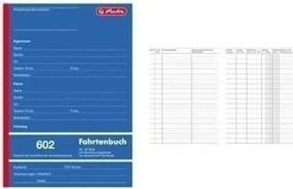herlitz 840637 Libro dei moduli "Giornale del conducente 602" A5 32 fogli