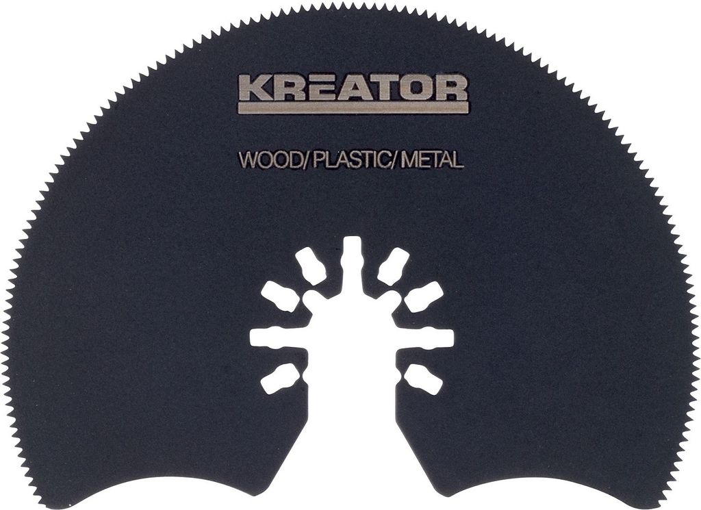 Kreator HSS Segmentsägeblatt Tauchsägeblatt Holz- / Metall- / Plastikverarbeitung - Segmentsägeblatt für Holz/Plastik/Metall