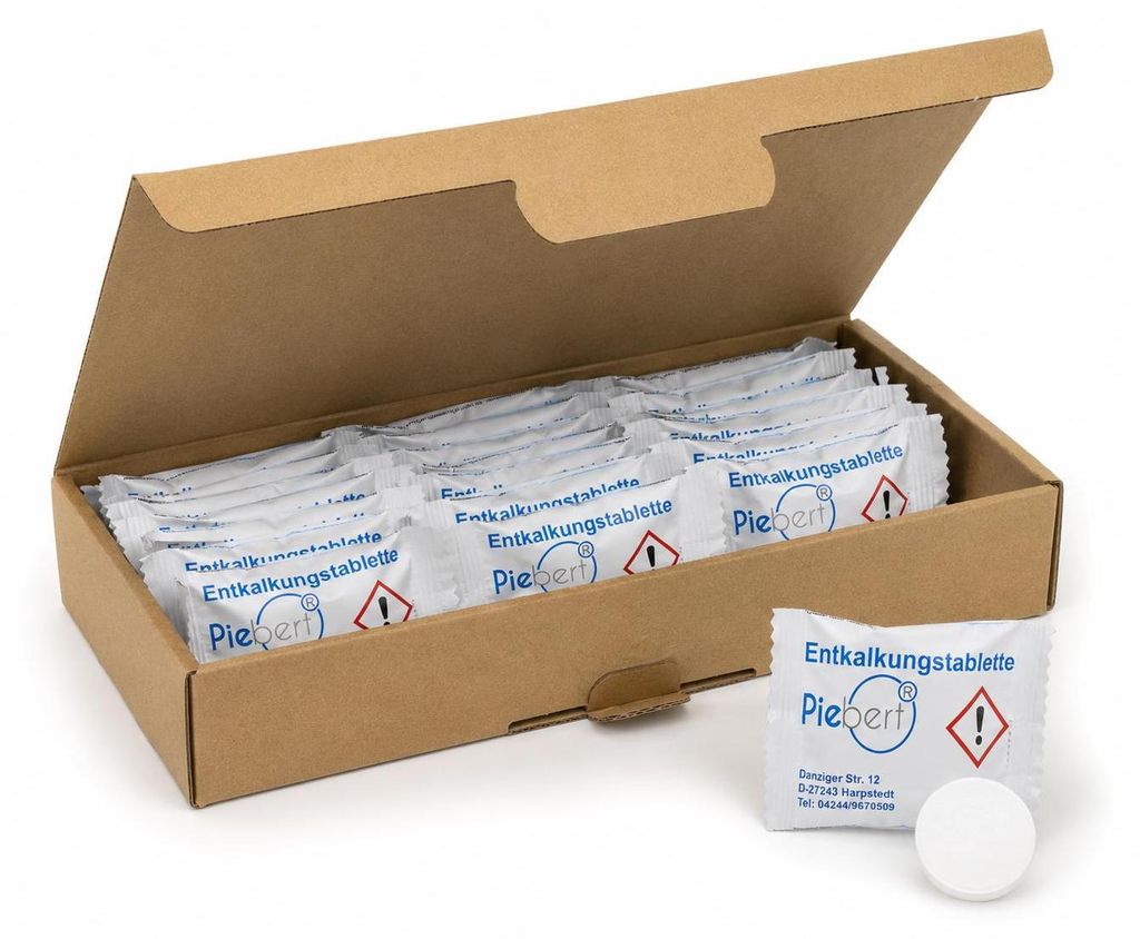 30x Piebert Care Kalklösetabletten 8730 einzeln verpackt Produktbild 