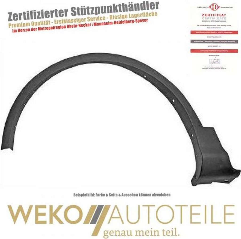 Verbreiterung Kotflügel vorne links DIEDERICHS 1471063 für FORD