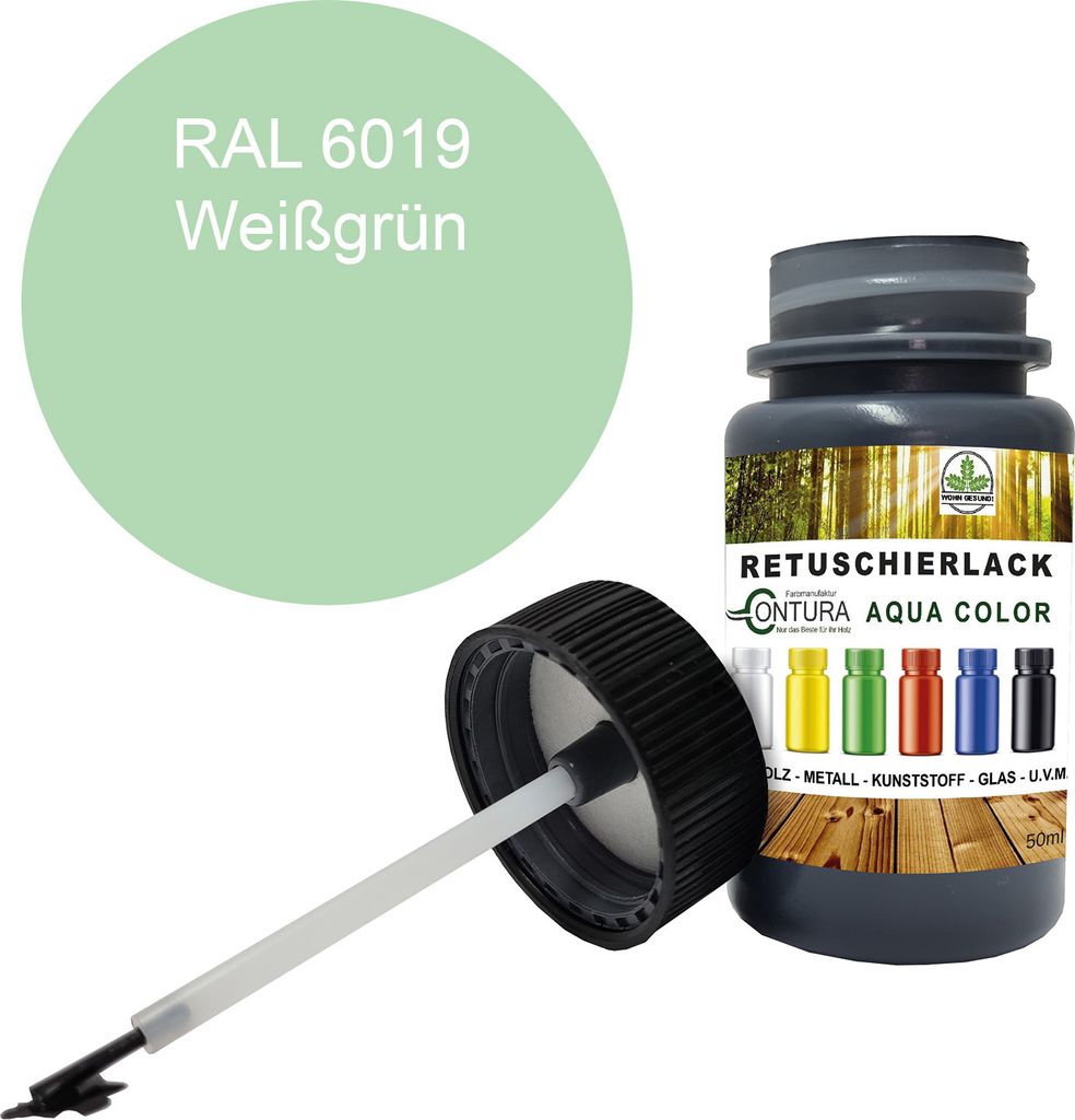 Reparaturlack Lackstift RAL Lack Pinselflasche 50ml. Farbe Produktbild 