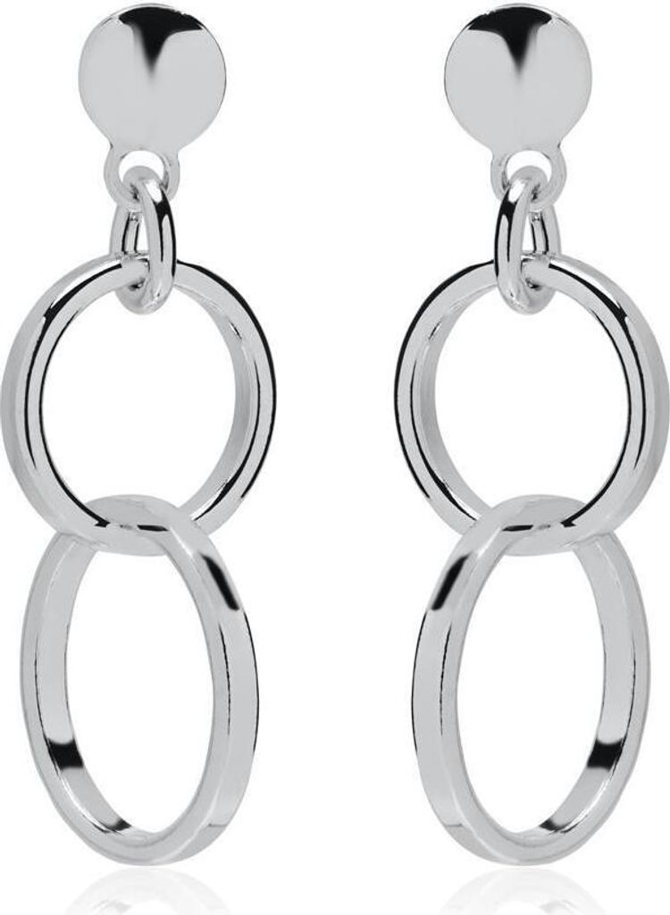 Kreis Ohrstecker Sterlingsilber