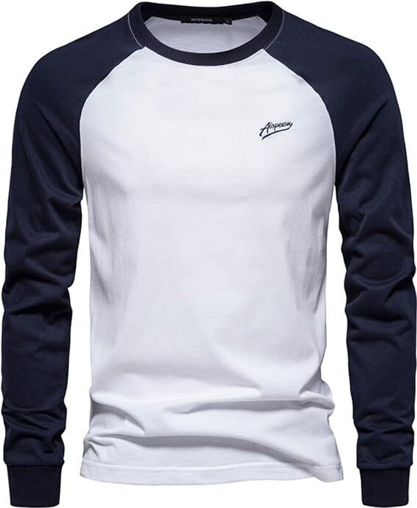 Herren Rundhals-Shirt - Leichtes Basic-Unterhemd, Einfarbig und Schlank Geschnitten, Ideal für Training und Sport