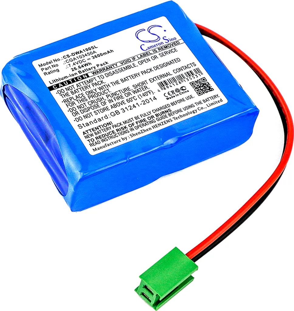 Batteria TECHTEK per CEMB DWA 1000 | Sostituzione E-1080 Professionale