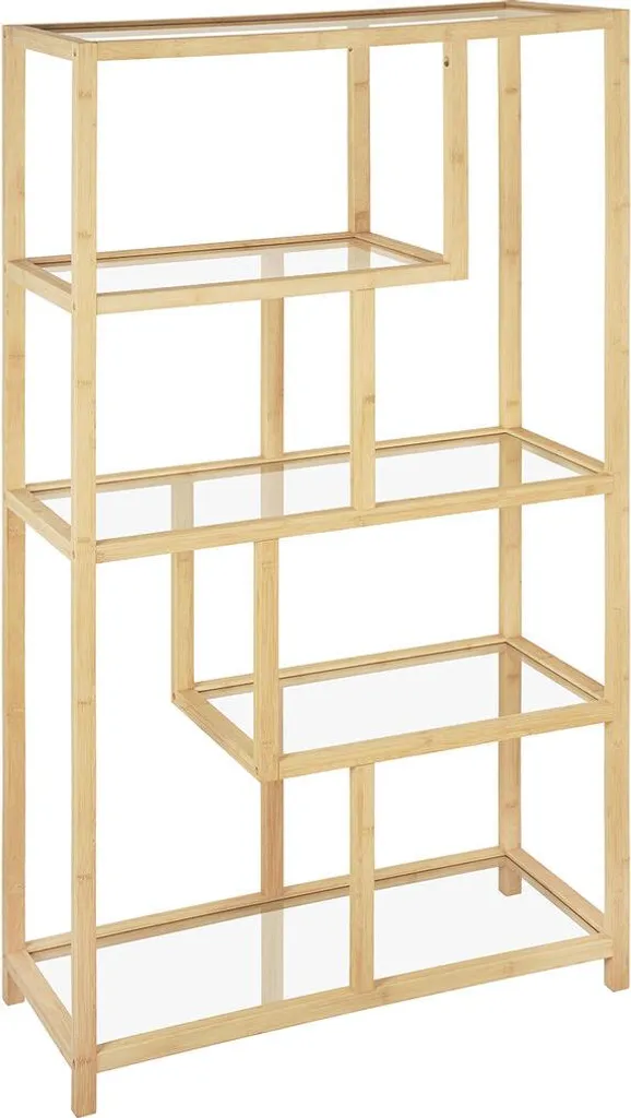 Organisateur de Maison Étagère Bambou Crystal Versa - Rangement Salon
