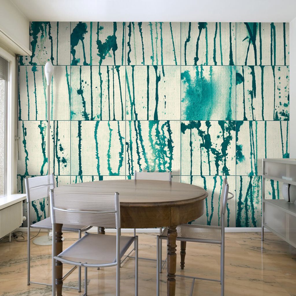 PURO TAPETE - Realistische Tapete ohne Rapport und Versatz 10m Vlies Tapetenrolle Wandtapete modern design Fototapete - Abstrakt - wie gemalt f-A-0...