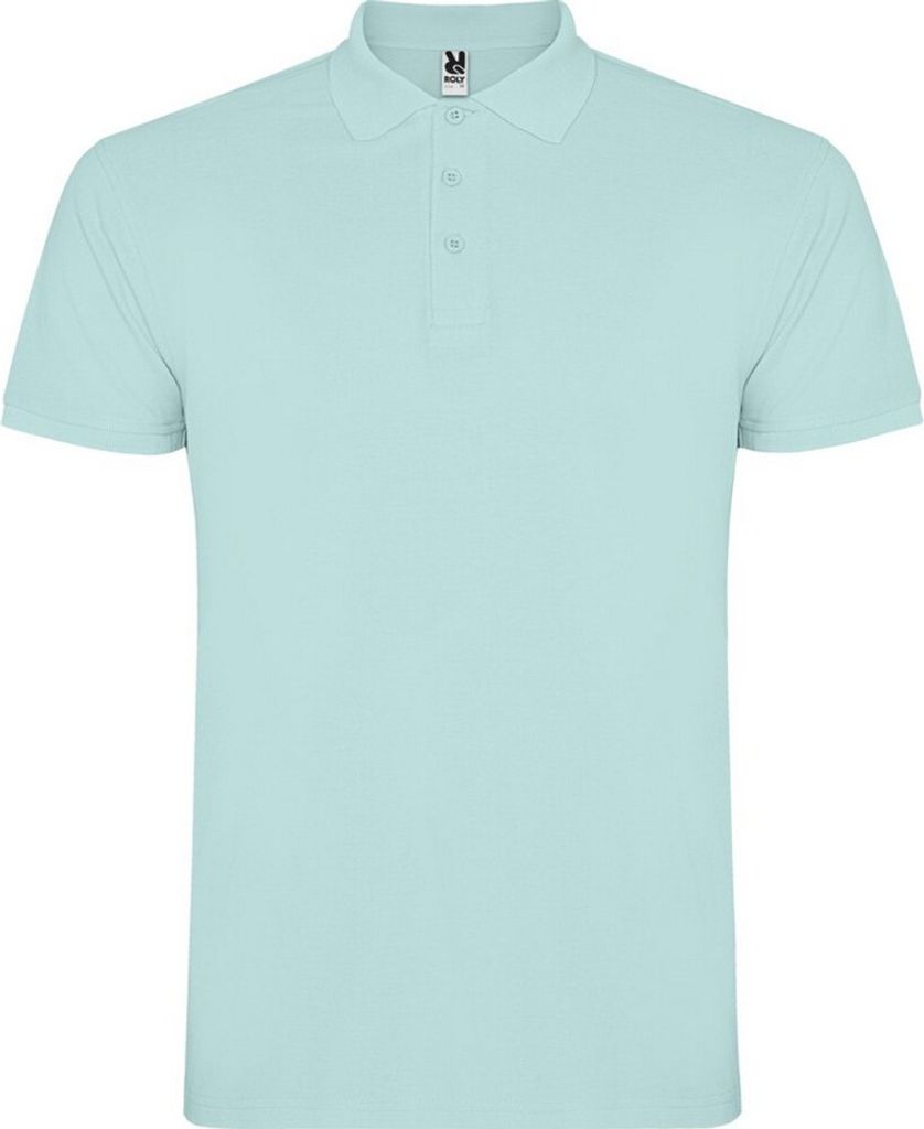 Roly - "Star" Poloshirt für Herren kurzärmlig PF4346 (L) (Minz)