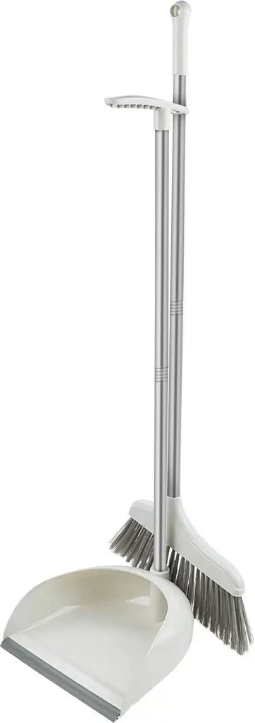 Pelle et Balai Set Vertical à Long Manche pour Nettoyage de la Maison