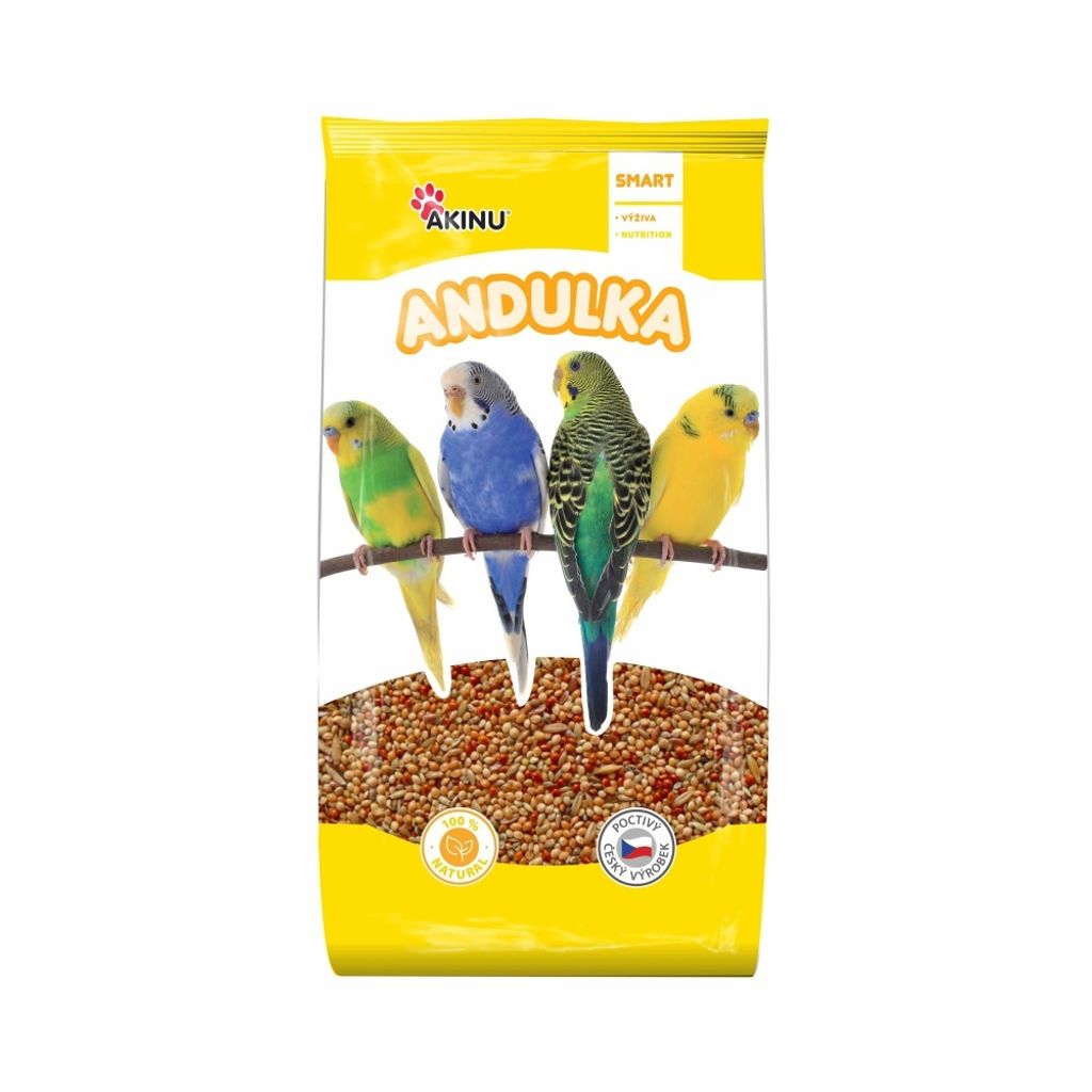 Akinu Kompletní menu krmivo pro andulky 1 kg Obrázek produktu 