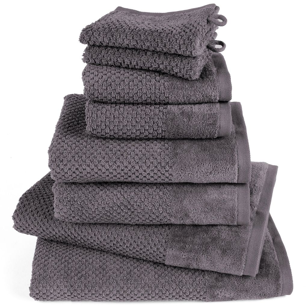 Pure Label 8-TLG Handtücher Set aus Baumwolle - 2x Badetuch Produktbild 