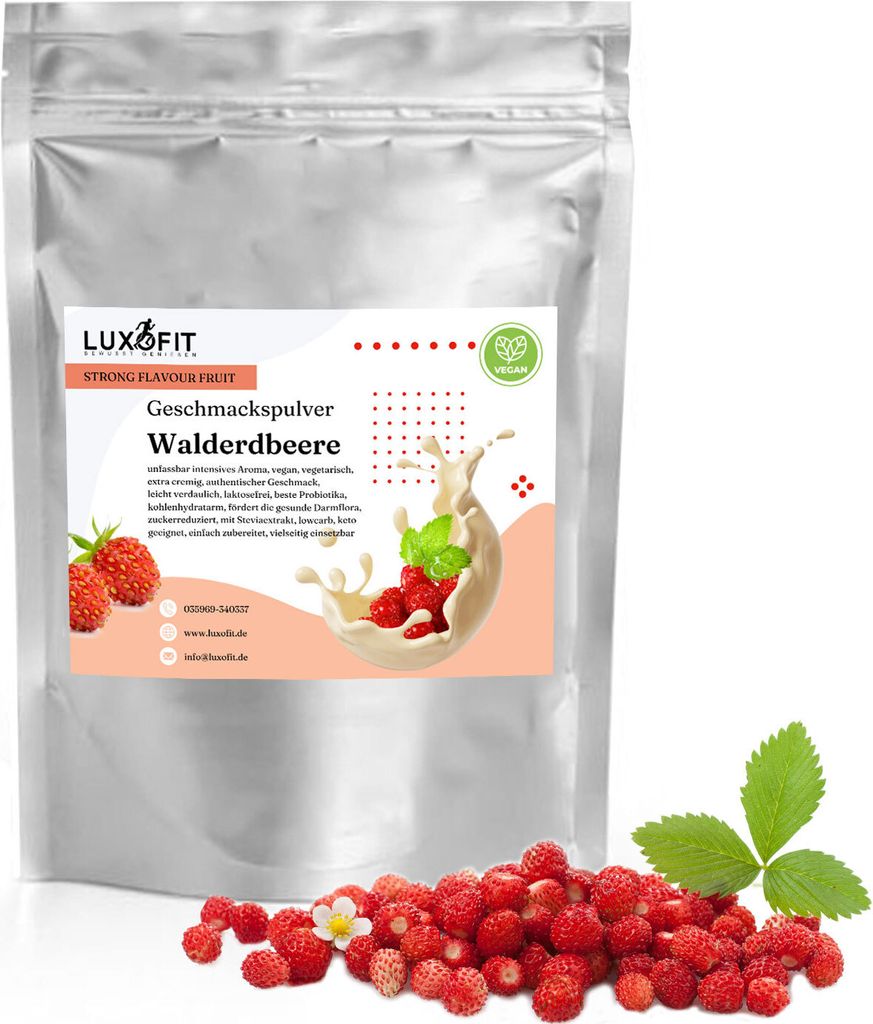 Sauerkirsche Geschmackspulver Fruit Flavour kalorienarm 300 g