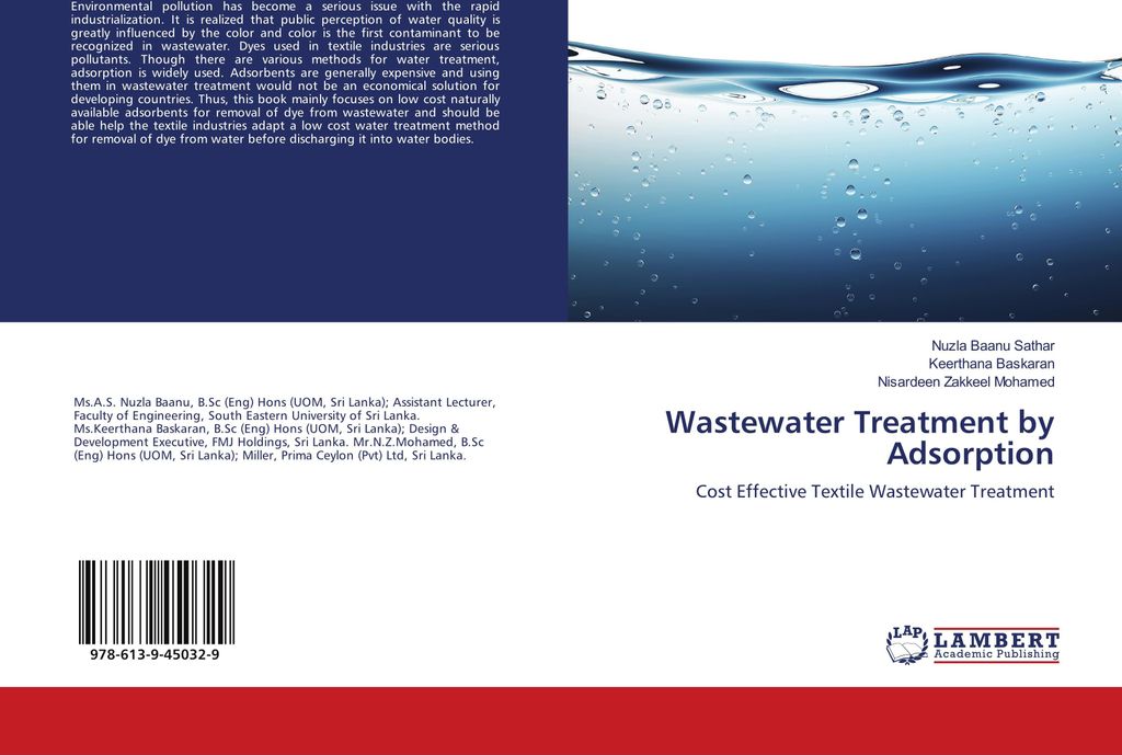 Wastewater Treatment by Adsorption