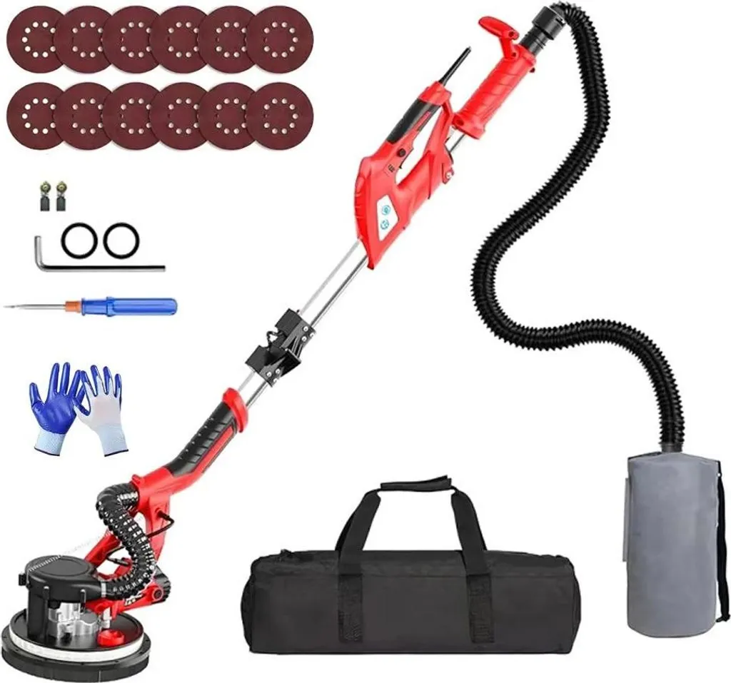Ponceuse murale électrique pour rénovation - 750W LED - Pliable Braun