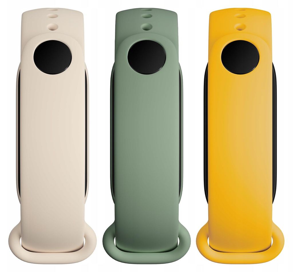 Mi Smart Band 6 Strap (3pack) Ivory/Olive/Yellow Zdjęcie produktu 
