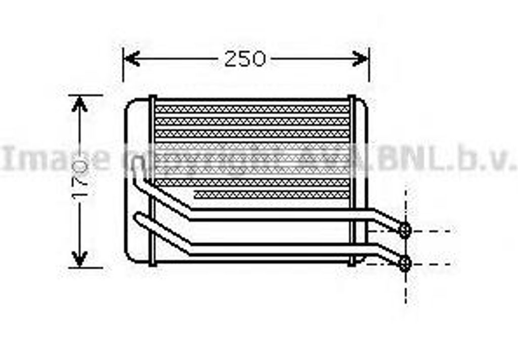 PRASCO HY6118 Wärmetauscher Innenraumheizung Kühler für HYUNDAI SANTA FÉ I