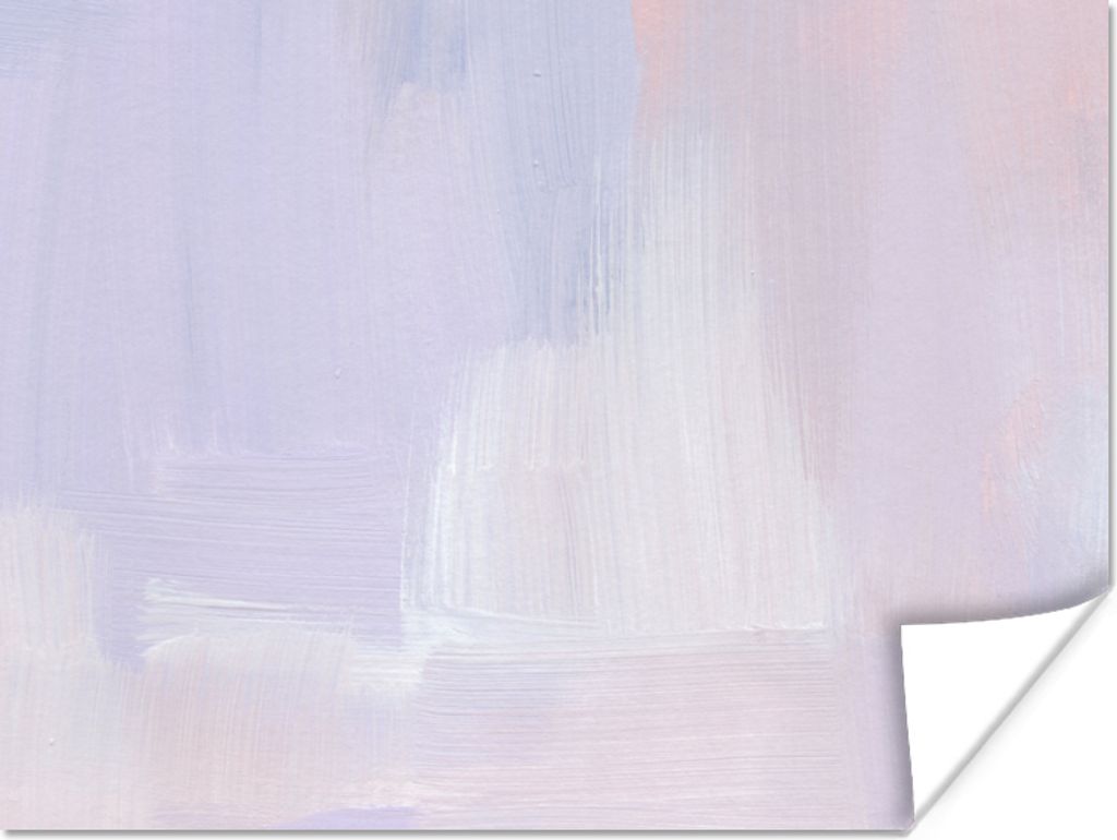 MuchoWow Poster Pastell - Farbe - Gestaltung 80x60 cm - Kunst für zu Hause