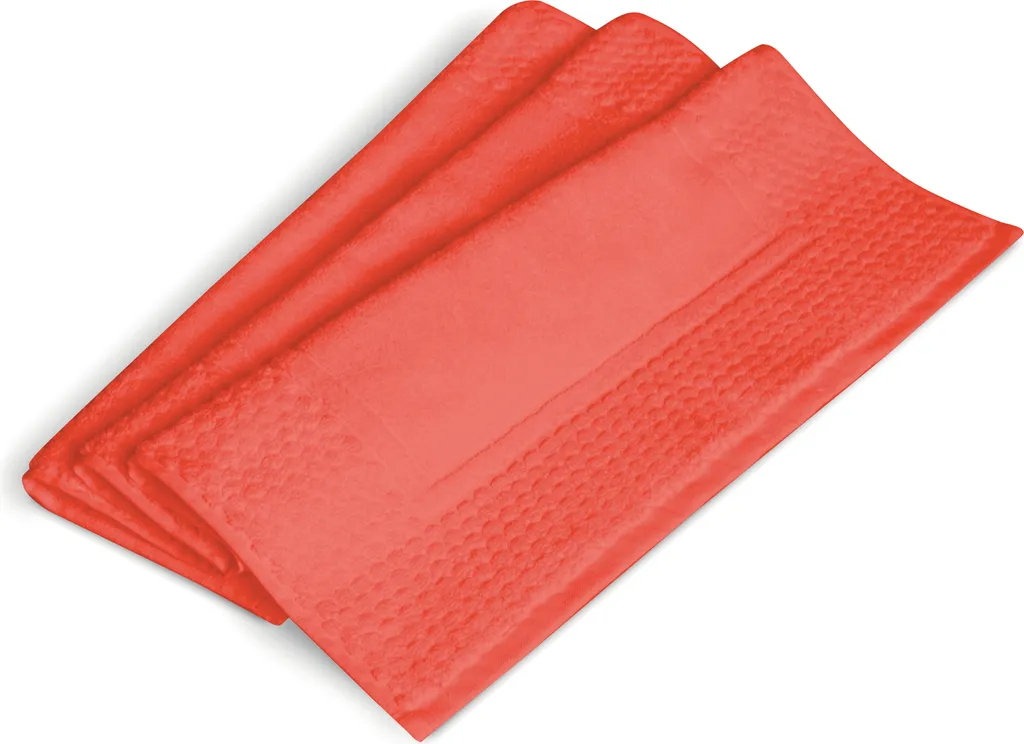 Excelsa Tappeto Bagno Spa Rosso | Puro Cotone per il Tuo Benessere