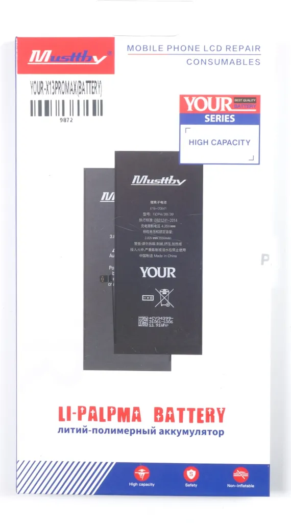 Batterie Musttby iPhone 13 Pro Max 4650 mAh Haute Capacité Lithium