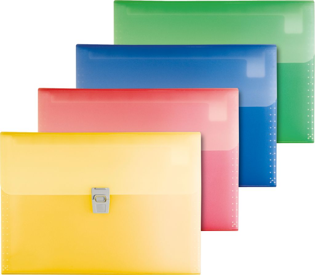 BRUNNEN Fächermappe FACT! 10-teilig 4 Farben 102024028