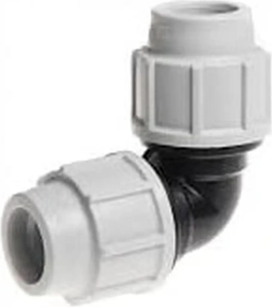 Plasson 7050 Gomito 90° 25mm x 3/4" Maschio | Raccordo Compressione PN16